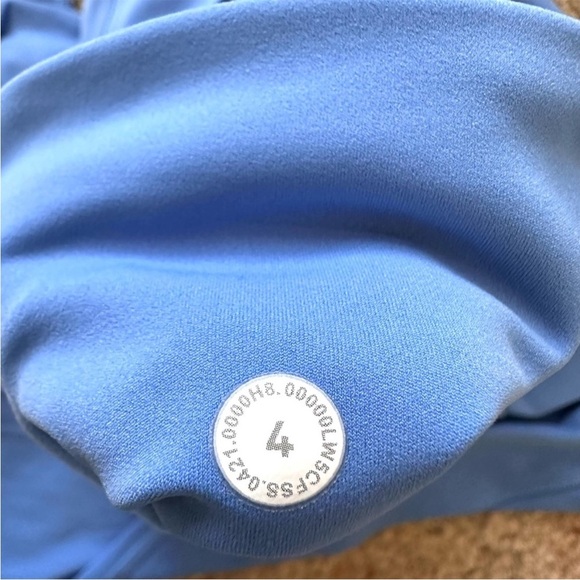 Lululemon • fast and free brushed fabric high-rise tight 28" in blue nile sz 4 - Picture 9 of 11